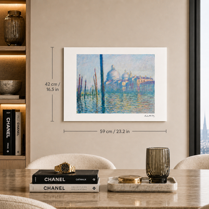 Claude Monet Le Grand Canal à Venise Lithographie Arches 300gsm 42x59 cm