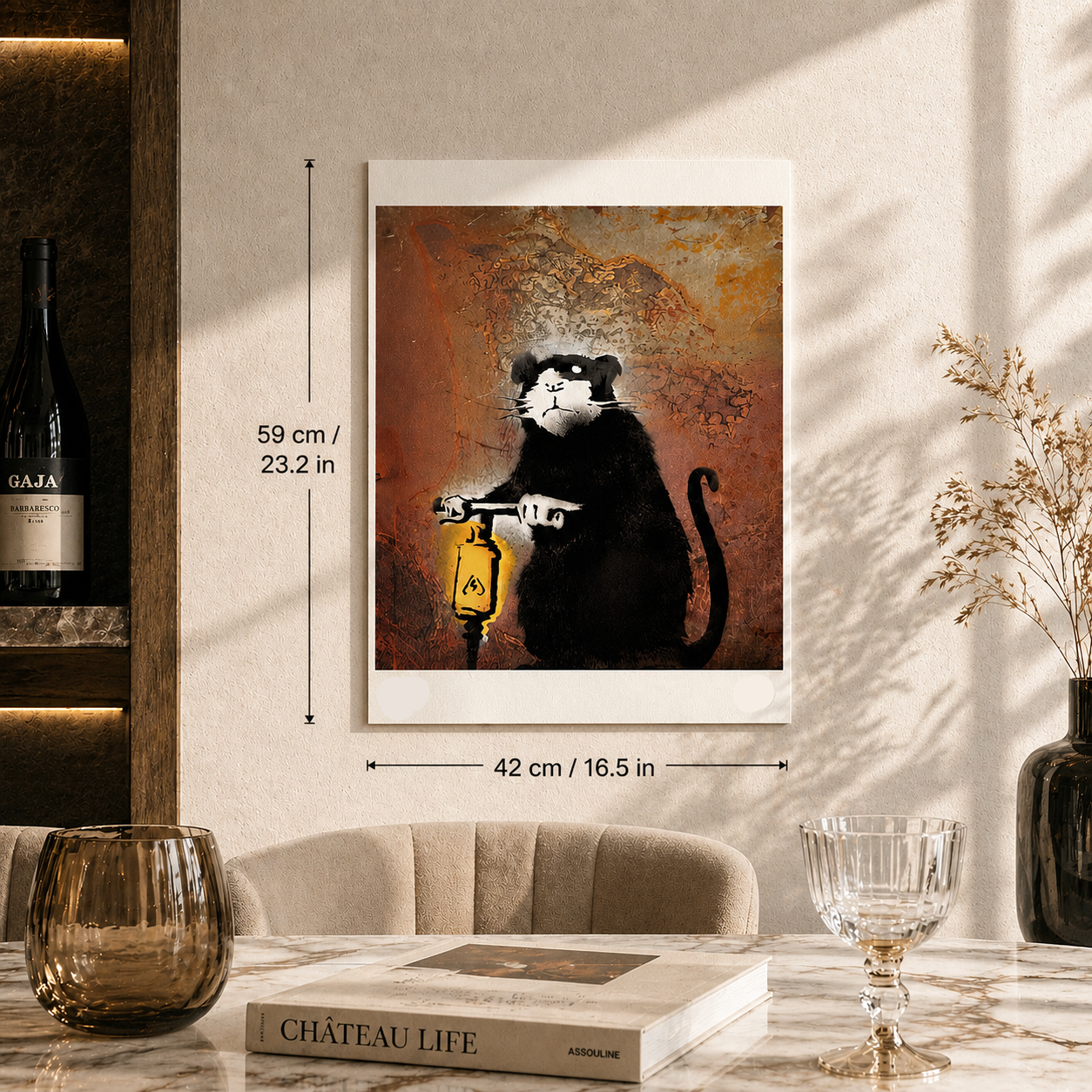 Banksy Roadwork Rat Lithograph Arches 300gsm 42x59 cm