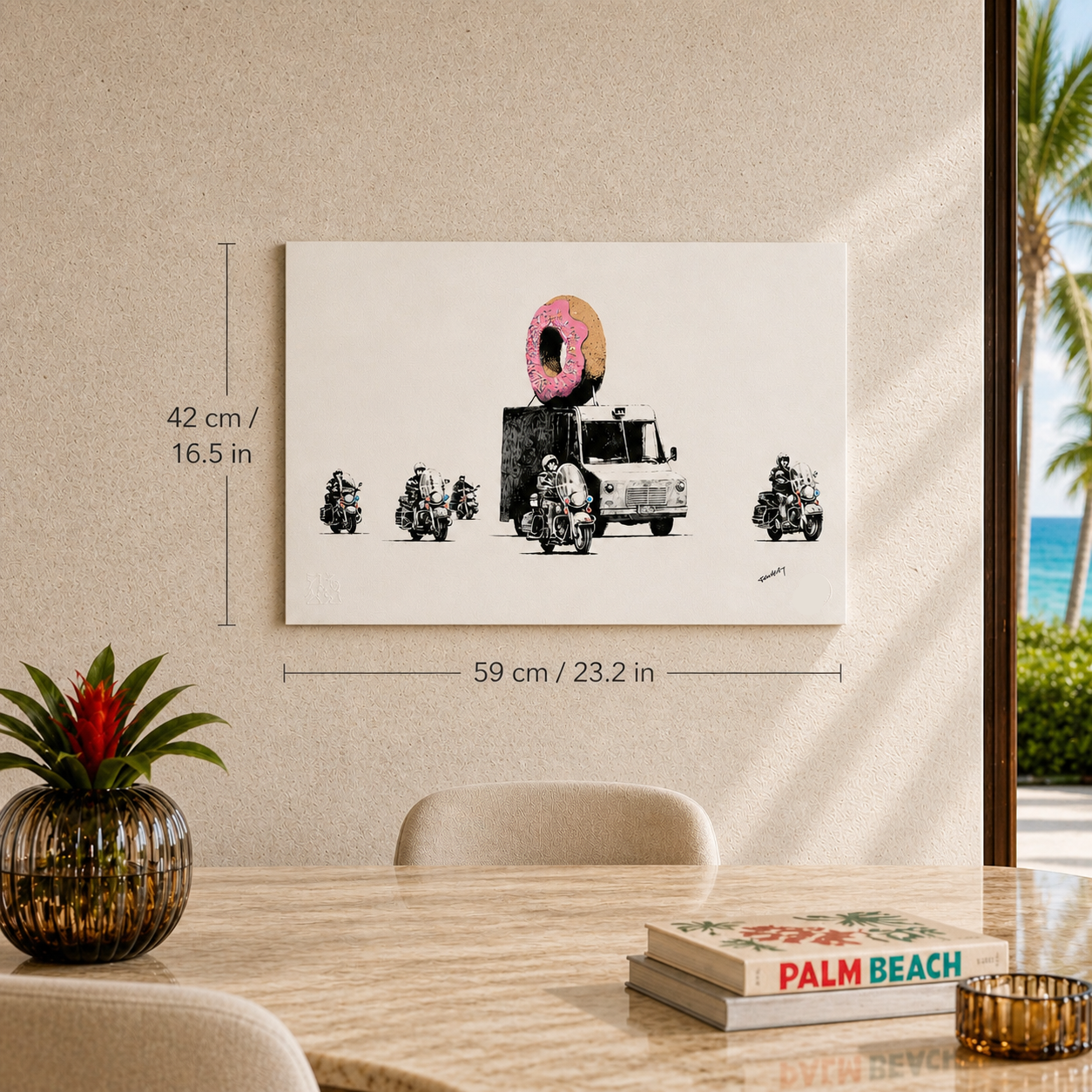Banksy Strawberry Lithograph Arches 300gsm 42x59 cm