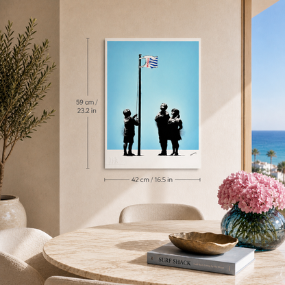 Banksy Very Little Helps Lithograph Arches 300gsm 42x59 cm