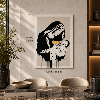 Arcos litográficos Banksy Toxic Mary 300gsm 42x59 cm