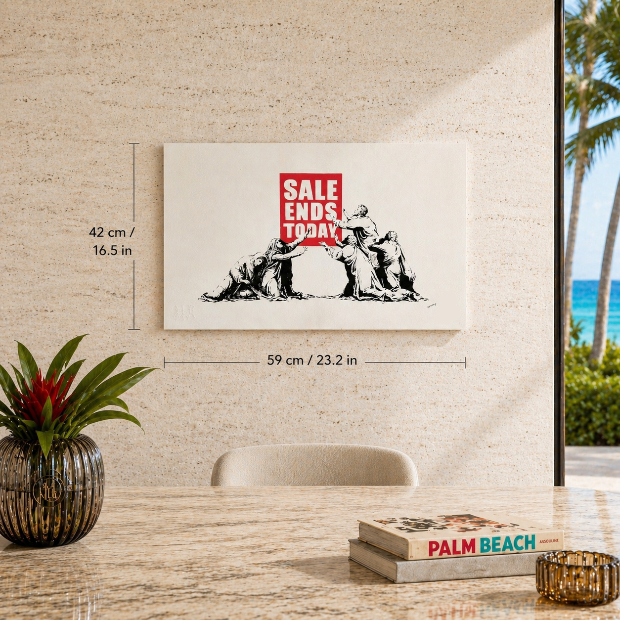 Banksy-rean slutar idag Litografibågar 300gsm 42x59 cm