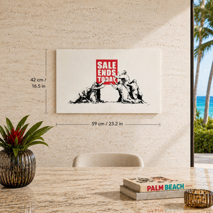 Banksy-rean slutar idag Litografibågar 300gsm 42x59 cm