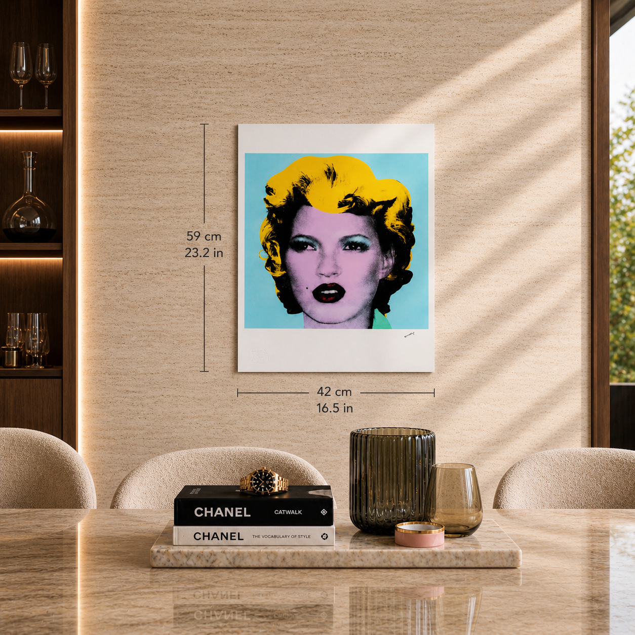 Banksy Kate Moss litografibuer 300gsm 42x59 cm