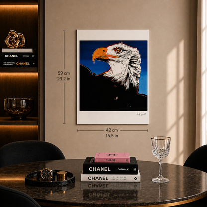 Andy Warhol Aigle (Animaux) Lithographie Arches 300gsm 42x59 cm