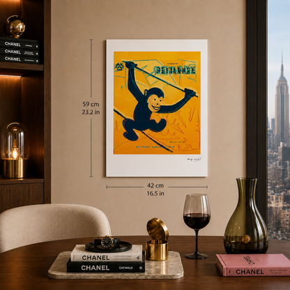 Andy Warhol Macaco Litografia Arcos 300gsm 42x59 cm