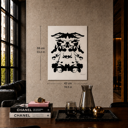 Andy Warhol Rorschach Taş Baskı Kemerleri 300gsm 42x59 cm