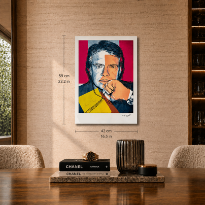 Andy Warhol Jimmy Carter Litografia Arcos 300gsm 42x59 cm