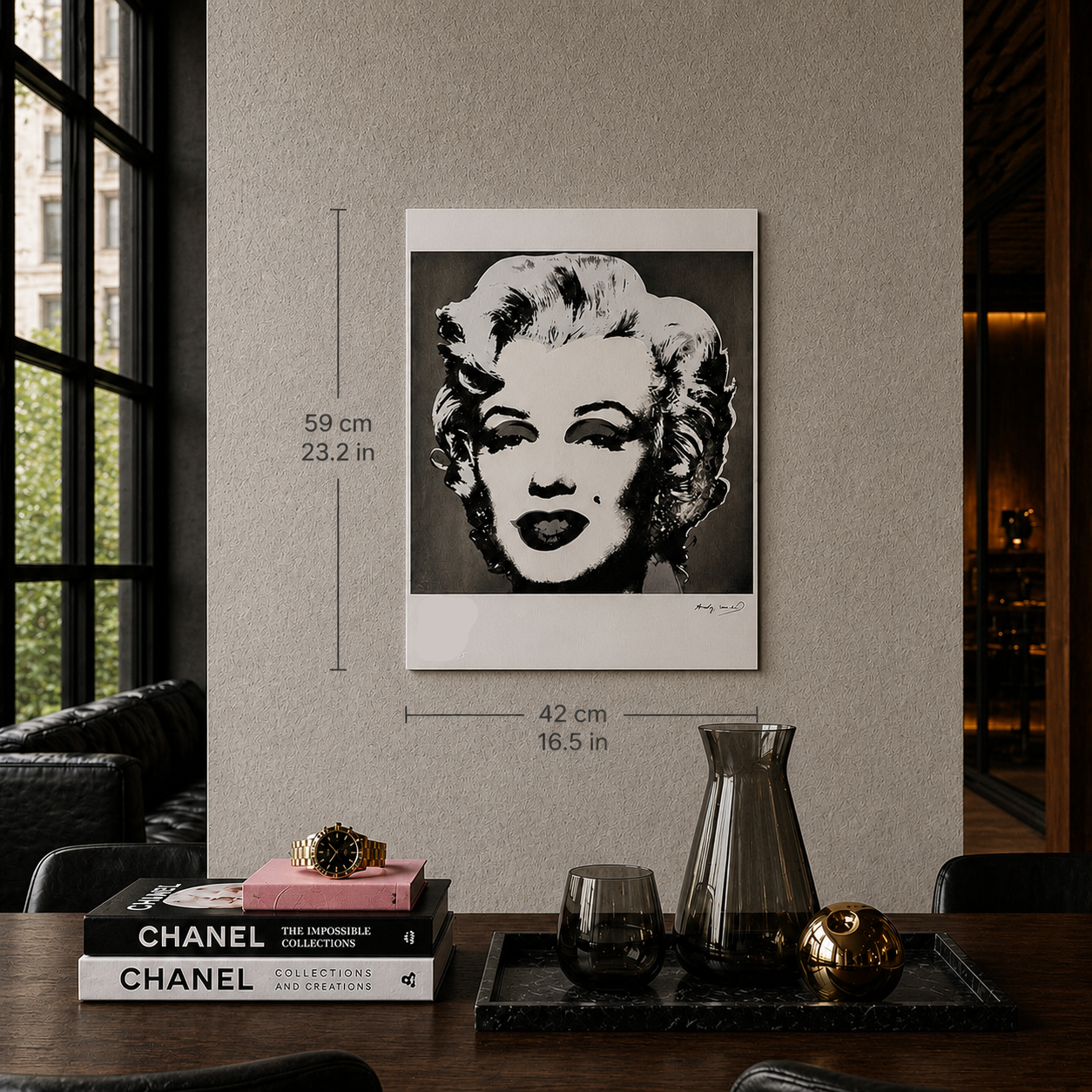 Andy Warhol – ‘Marilyn Monroe’ (Negro & Blanco) – Edición limitada y numerada