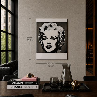 Andy Warhol – ‘Marilyn Monroe’ (Negro & Blanco) – Edición limitada y numerada