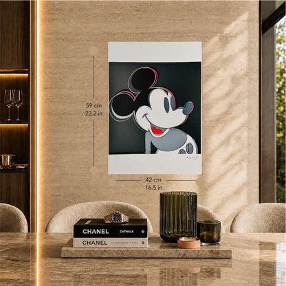 Arcos litográficos Andy Warhol Mickey Mouse 300gsm 42x59 cm
