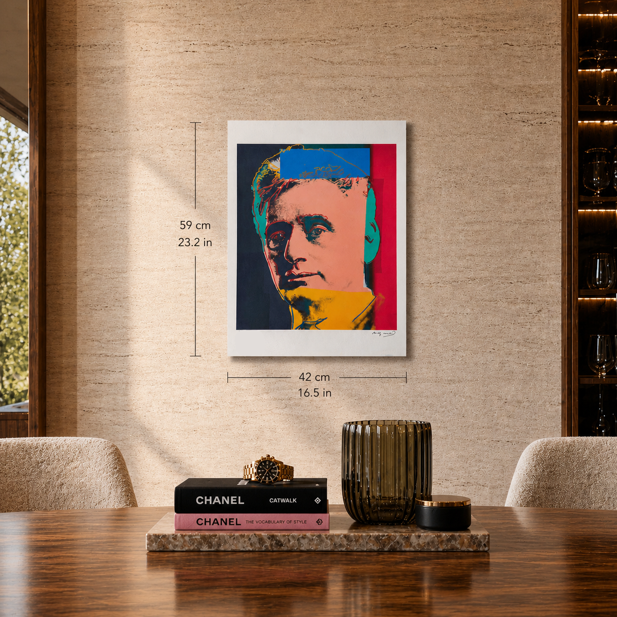 Andy Warhol – 'Louis Brandeis (Judíos)' – Edición limitada y numerada
