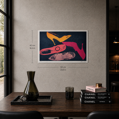 Andy Warhol Shoes Lithograph Arches 300gsm 42x59 cm