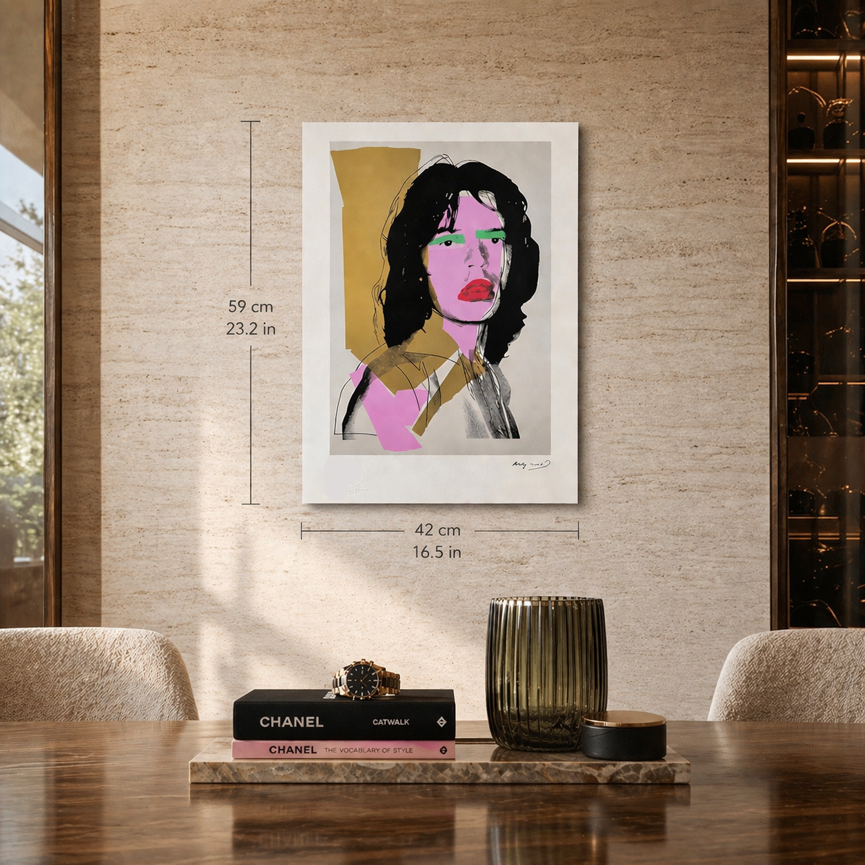 Andy Warhol Mick Jagger (FS II.143, 1975) Lithographie Arches 300 g/m² 42x59 cm