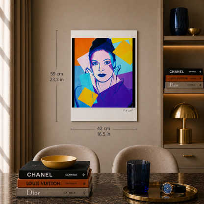 Andy Warhol Karen Kain Litografibuer 300gsm 42x59 cm