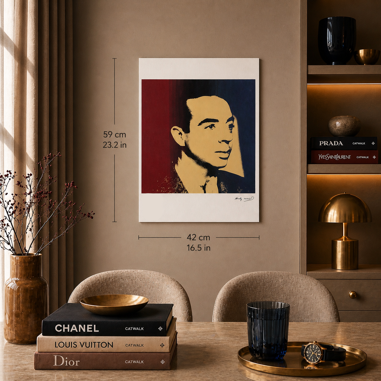 Andy Warhol Vincente Minnelli Litografía Arcos 300gsm 42x59 cm