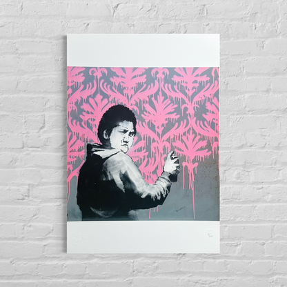 Banksy Go Flock Yourself Lithograph Arches 300gsm 42x59 cm