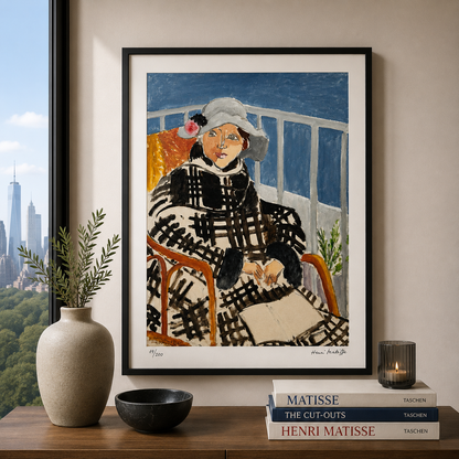 Henri Matisse Matisse in Scottish cloak Lithograph on Arches 300gsm 42x59 cm
