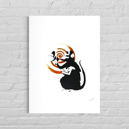 Banksy Radar Rat Lithograph Arches 300gsm 42x59 cm