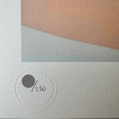 Genummerde editie TOM WESSELMANN Sunset flower Nude - Certificaat - Limited lithografie - Pop art --