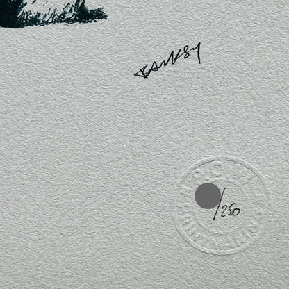 Genummerde editie BANKSY Stop and search - Gesigneerd - certificaat - Wall Art, Grafitti Art, Lithograph, Stencil Art