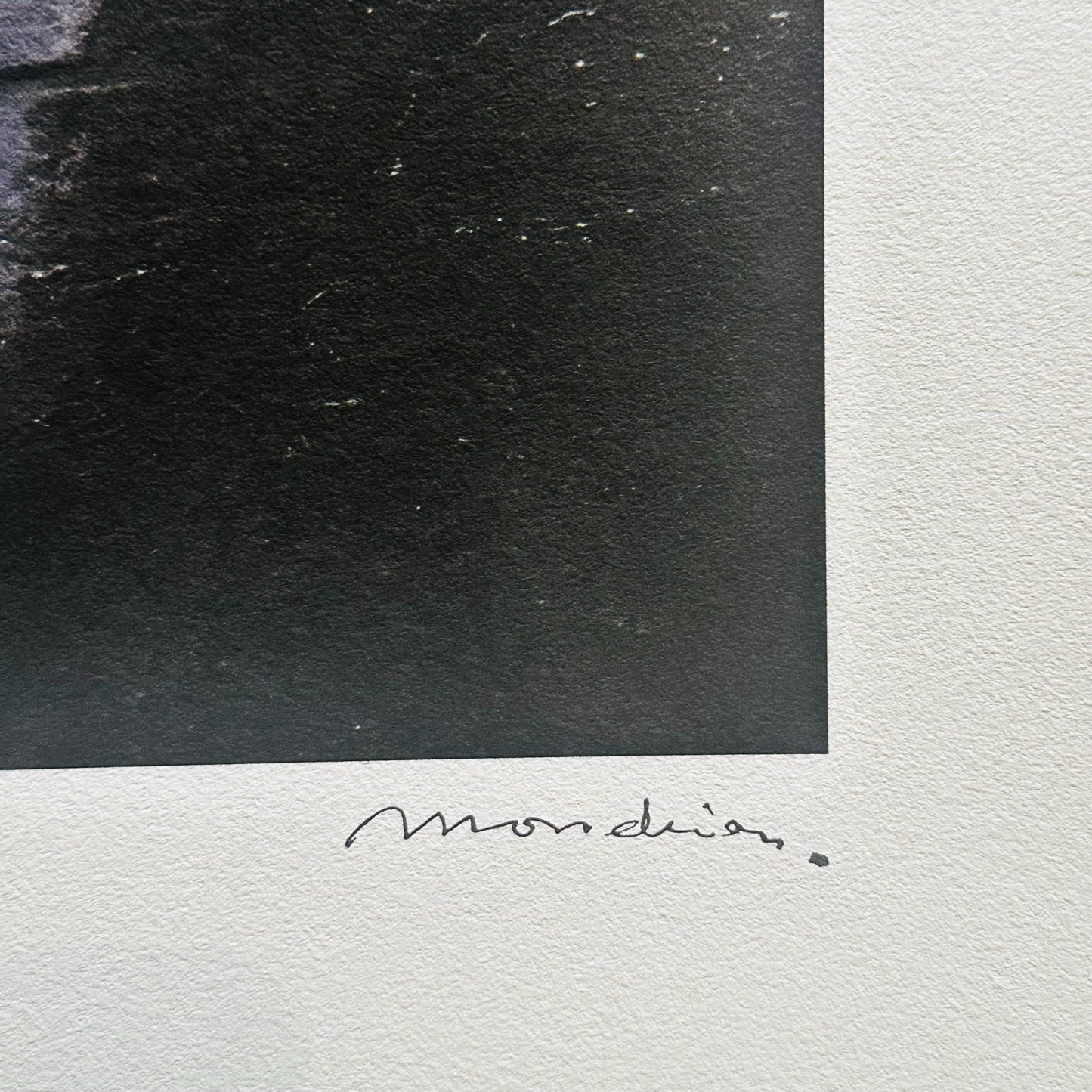 Genummerde editie PIET MONDRIAAN -Windmolen met maan - Certificaat - Limited lithografie - muurdecoratie - after