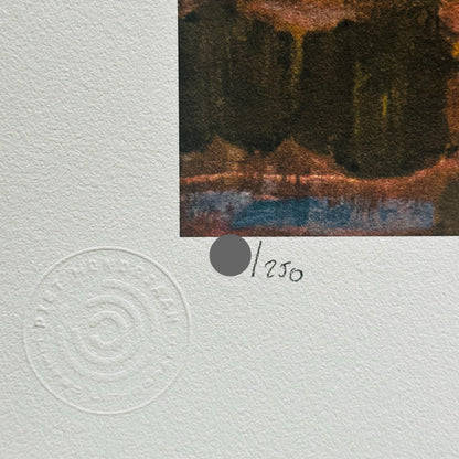 Genummerde editie PIET MONDRIAAN -Meer met bomen- Certificaat - Limited lithografie - muurdecoratie - after