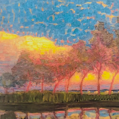 Piet Mondriaan – ‘Aan het meer met bomen’ – Gelimiteerde en genummerde editie