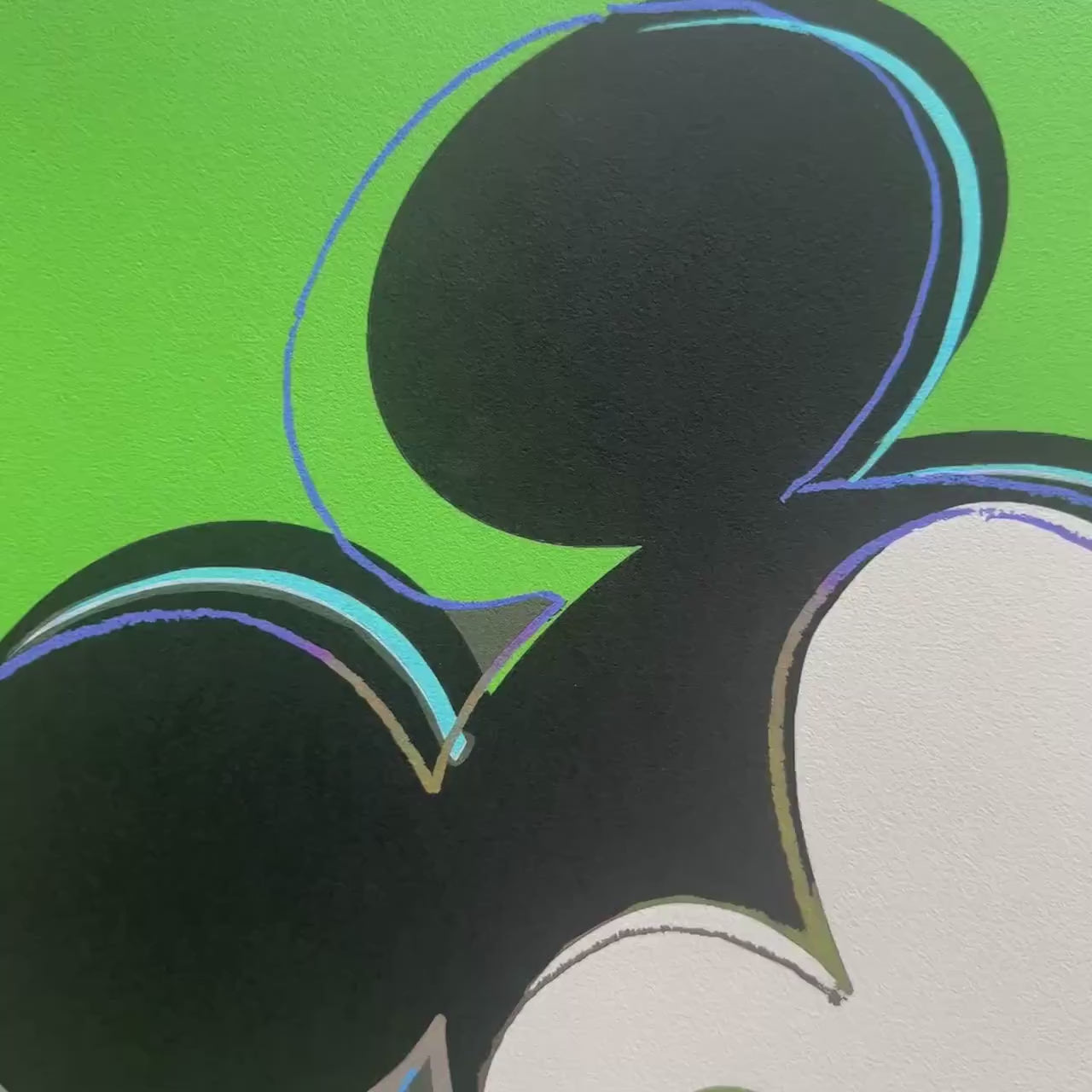 Andy Warhol – ‘Mickey Mouse (Groen)’ – Gelimiteerde en genummerde editie