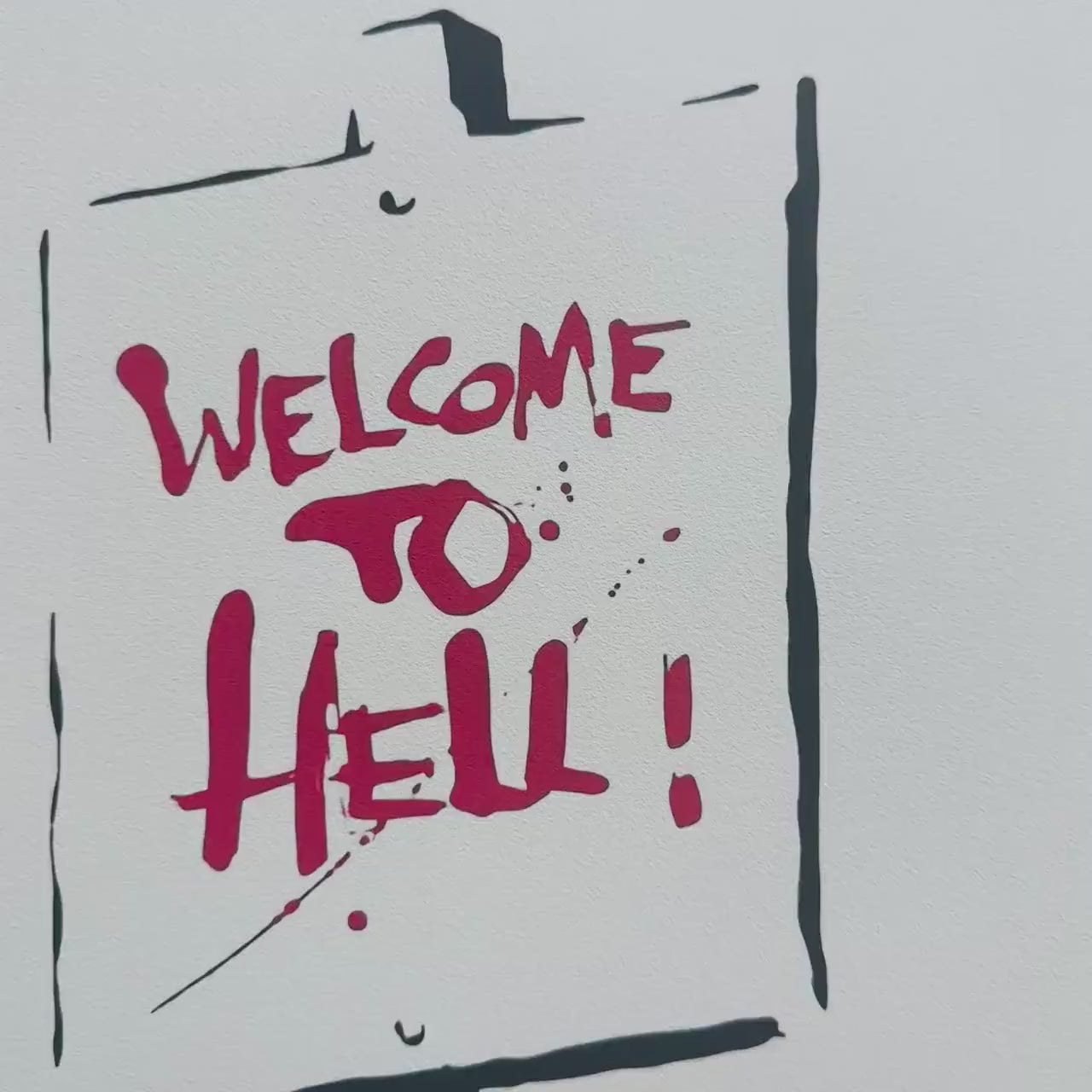 Banksy – ‘Welcome to Hell’ – Gelimiteerde en genummerde editie