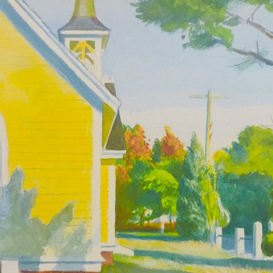 Edward Hopper – ‘Church in Eastham’ – Gelimiteerde en genummerde editie