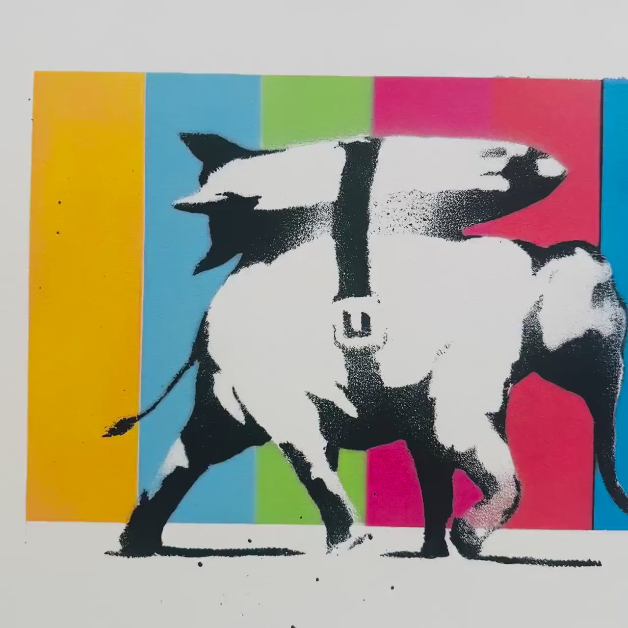 Banksy – ‘Heavy Weapons (Multicolor)’ – Gelimiteerde en genummerde editie