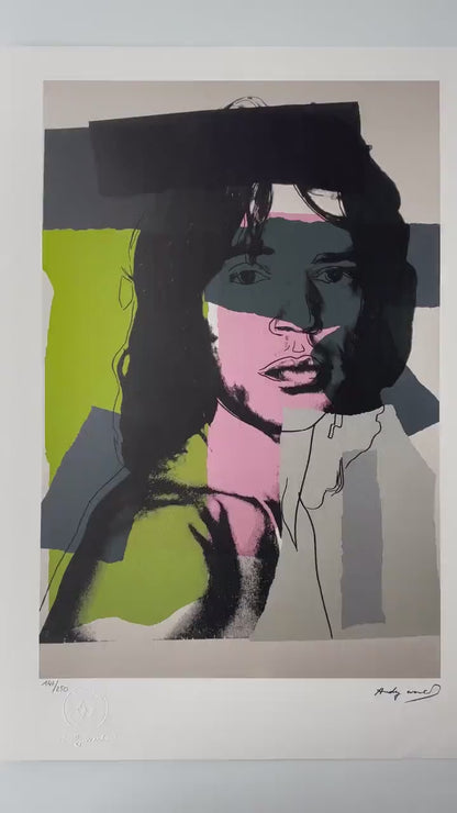 Andy Warhol – ‘Mick Jagger’ (FS II.145, 1975) – Gelimiteerde en genummerde editie