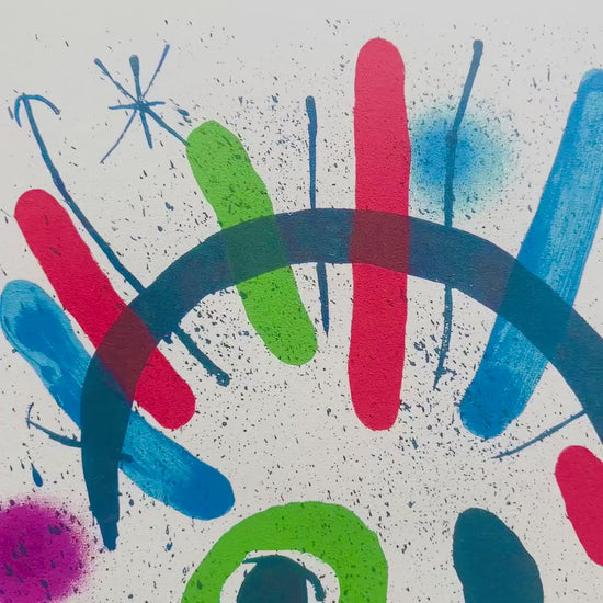 Joan Miró – ‘Sans titre (boogvormige kleurcompositie)’ – Gelimiteerde editie