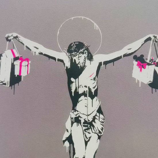 Banksy – ‘Christ With Shopping Bags’ – Gelimiteerde en genummerde editie