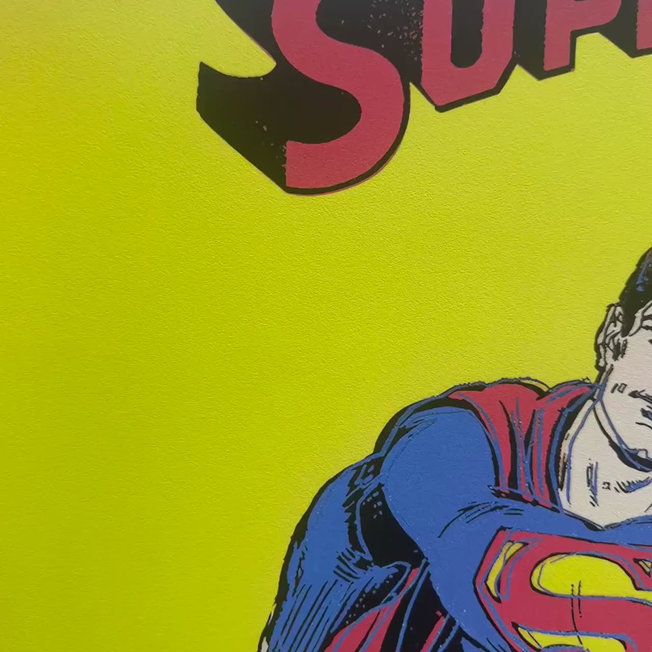 Andy Warhol – ‘Superman (Myths, Geel)’ – Gelimiteerde en genummerde editie