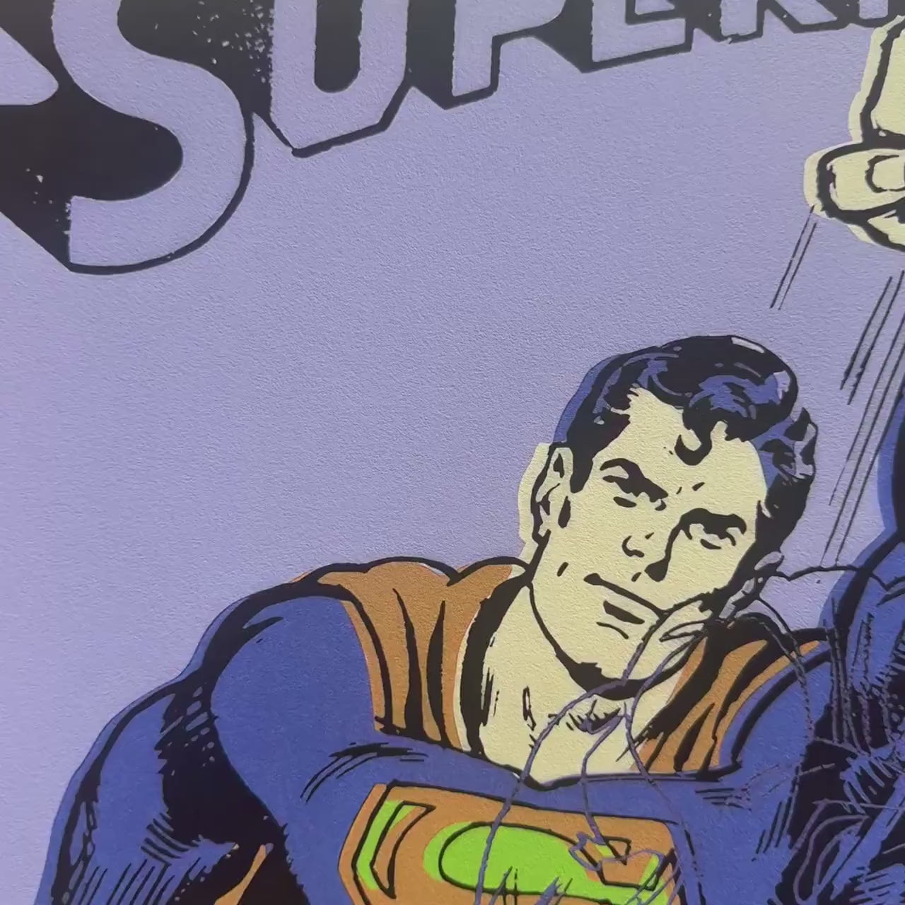 Andy Warhol – ‘Superman (Myths, Paars)’ – Gelimiteerde en genummerde editie