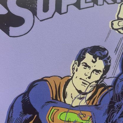 Andy Warhol – ‘Superman (Myths, Paars)’ – Gelimiteerde en genummerde editie