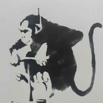 Genummerde editie BANKSY detonate Gesigneerd- certificaat - Banksy Grafitti Art, Banksy Wall Art, Banksy Lithograph, Banksy Gift, after