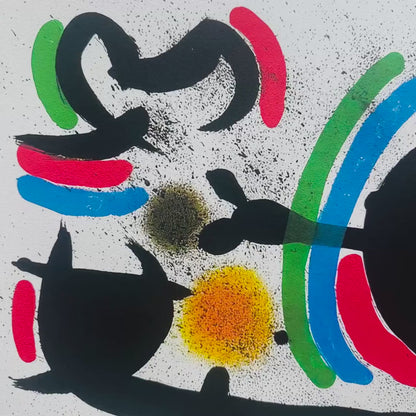 Joan Miró – ‘Sans titre (centrale zwarte cirkel)’ – Gelimiteerde editie