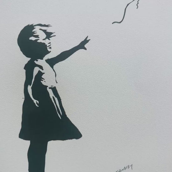 Banksy – ‘Girl With the Balloon (Roze)’ – Gelimiteerde en genummerde editie