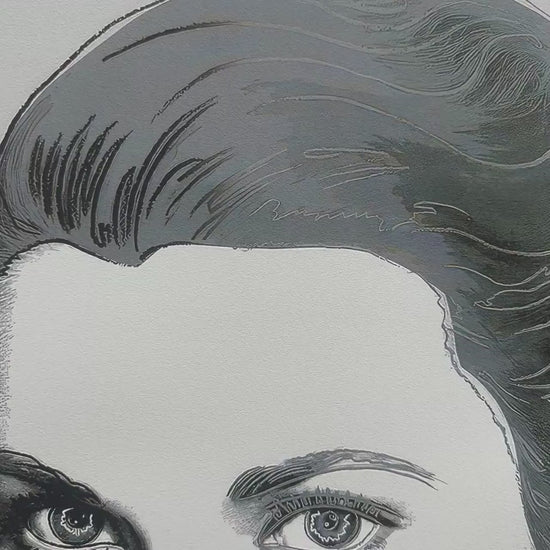 Andy Warhol – ‘Grace Kelly (Zwart-wit, rode lippen)’ – Gelimiteerde en genummerde editie