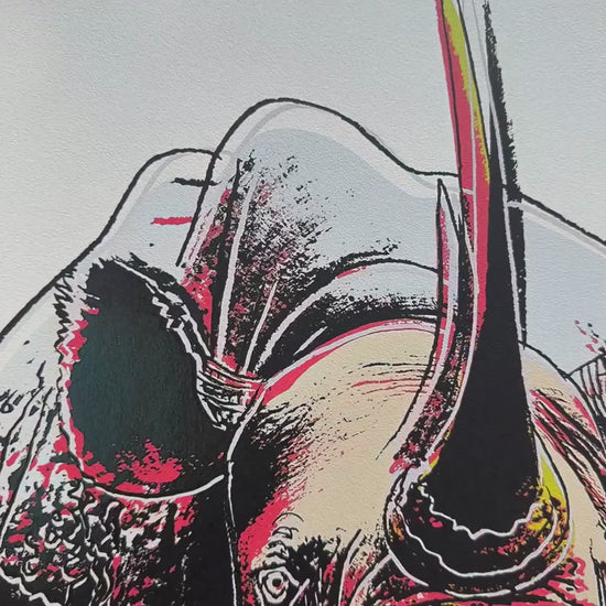 Andy Warhol – ‘Neushoorn (Dieren)’ – Gelimiteerde en genummerde editie