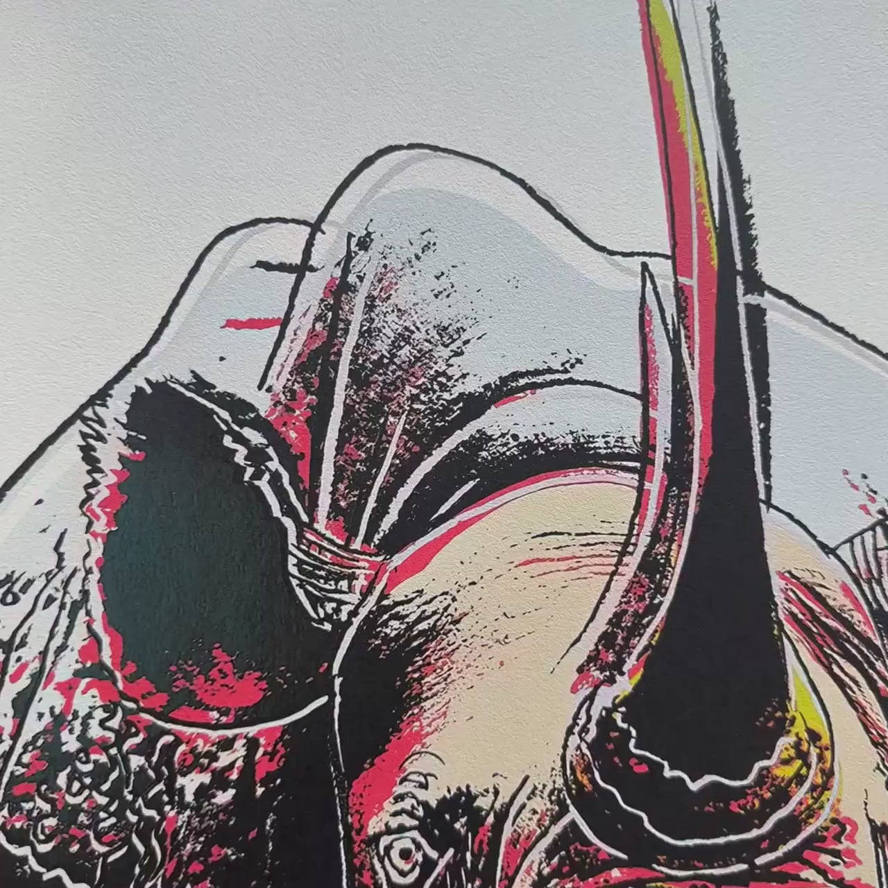 Andy Warhol – ‘Neushoorn (Dieren)’ – Gelimiteerde en genummerde editie