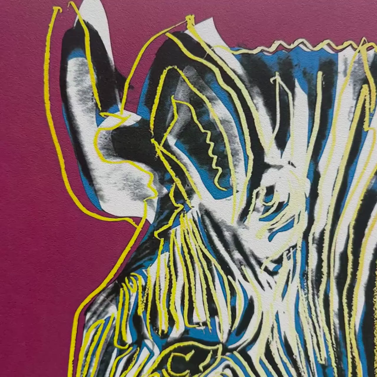 Andy Warhol – ‘Zebra (Dieren)’ – Gelimiteerde en genummerde editie