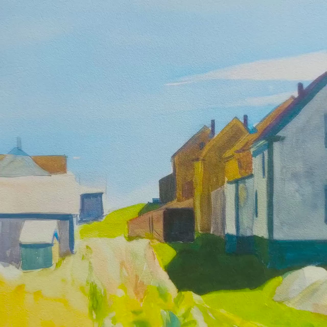 Edward Hopper – ‘Group of Houses’ – Gelimiteerde en genummerde editie