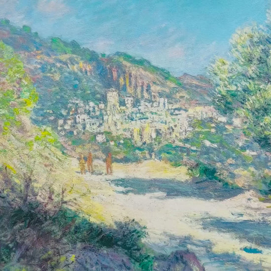 Claude Monet Weg naar Monte Carlo Lithografie Arches 300gsm 42x59 cm