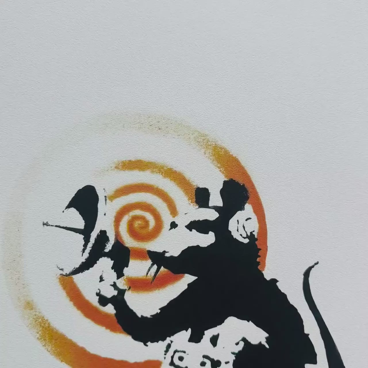 Banksy Radar Rat Lithografie Arches 300gsm 42x59 cm