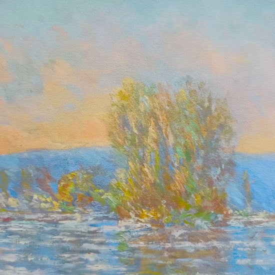 Claude Monet IJspegels, omgeving van Bennecourt Lithografie Arches 300gsm 42x59 cm