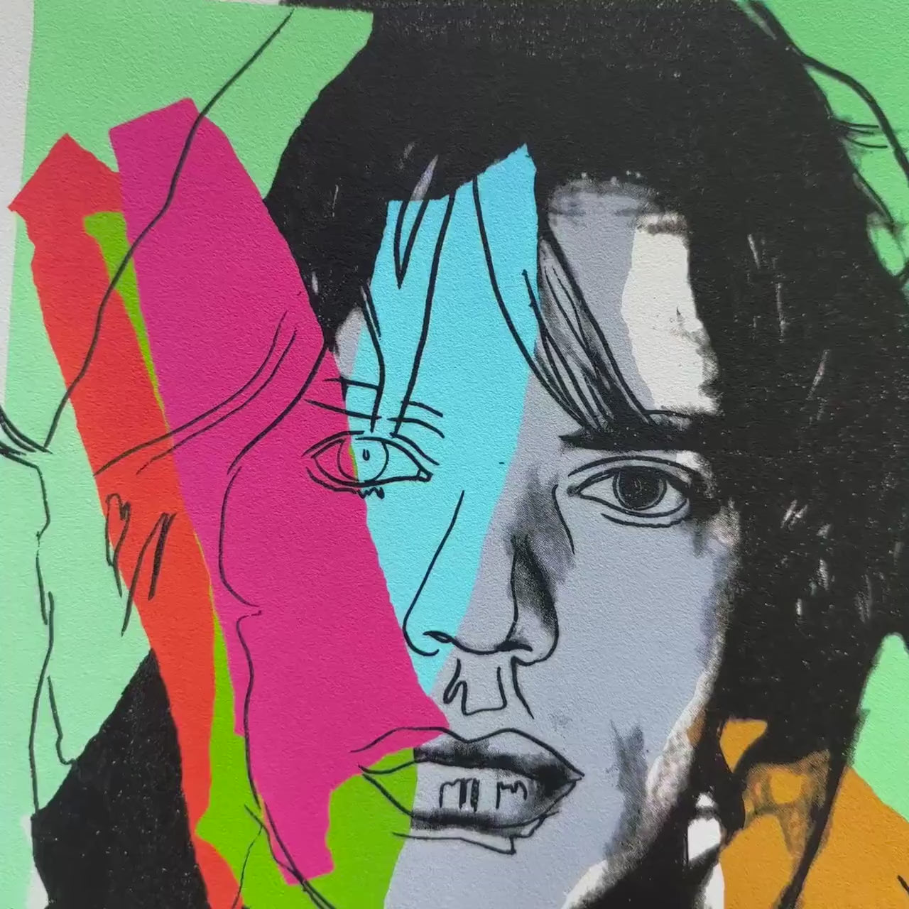 Andy Warhol – ‘Mick Jagger’ (FS II.140, 1975) – Gelimiteerde en genummerde editie